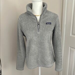 Patagonia Gray Fleece Pullover Sz M